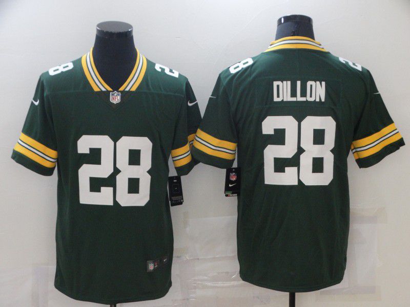 Men Green Bay Packers #28 Dillon Green Nike Vapor Untouchable Limited 2021 NFL Jersey